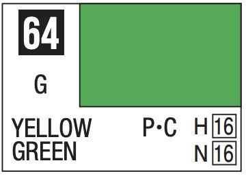 Mr. Color 10ml - 64 Gloss Yellow Green