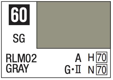 Mr. Color 10ml - 60 Semi-Gloss RLM02 Gray