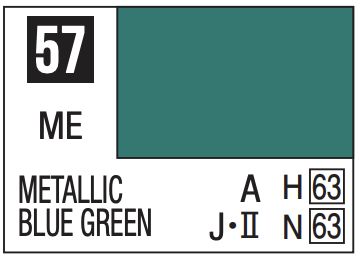 Mr. Color 10ml - 57 Metallic Blue Green