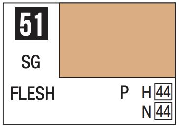 Mr. Color 10ml - 51 Semi-Gloss Flesh