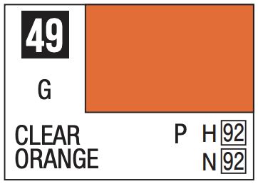 Mr. Color 10ml - 49 Gloss Clear Orange