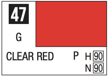 Mr. Color 10ml - 47 Gloss Clear Red