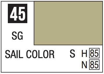 Mr. Color 10ml - 45 Semi-Gloss Sail Color