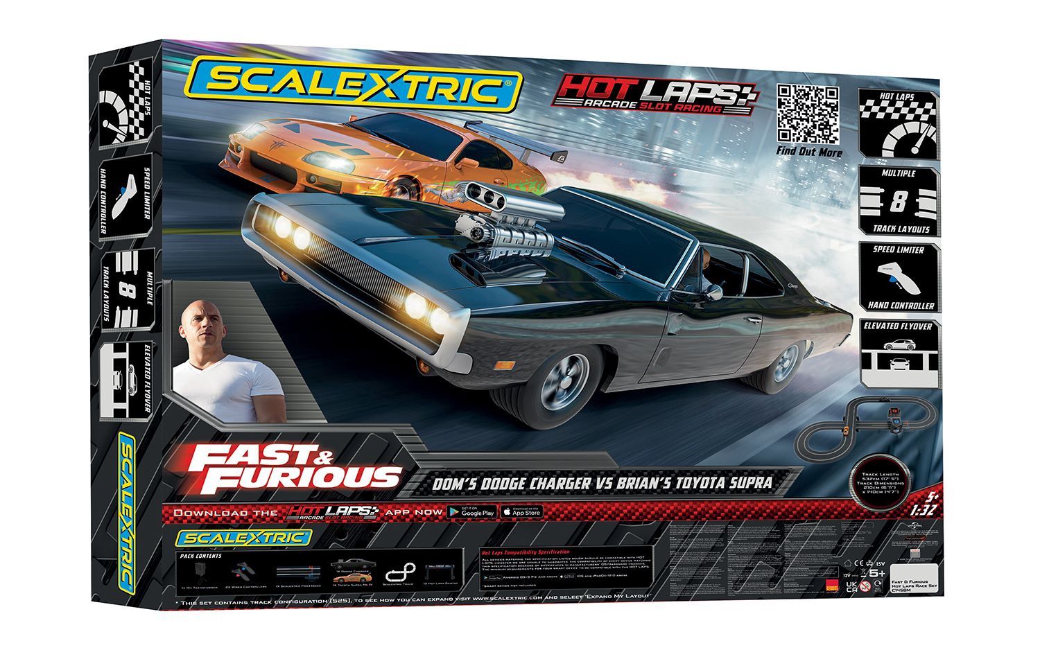 Fast And Furious Hot Laps Race Set