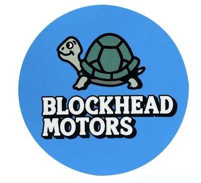 Round Sticker (Blue)