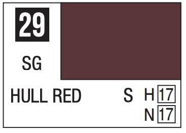 Mr. Color 10ml - 29 Semi-Gloss Hull Red