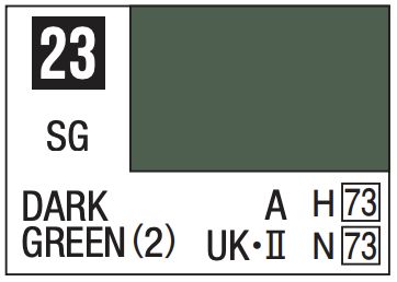 Mr. Color 10ml - 23 Semi-Gloss Dark Green (2)
