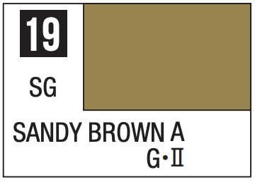 Mr. Color 10ml - 19 Semi-Gloss Sandy Brown