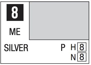 Mr. Color 10ml - 8 Metallic Silver
