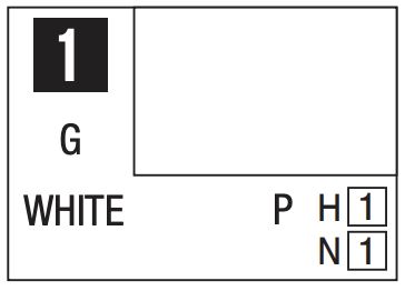 Mr. Color 10ml - 1 Gloss White