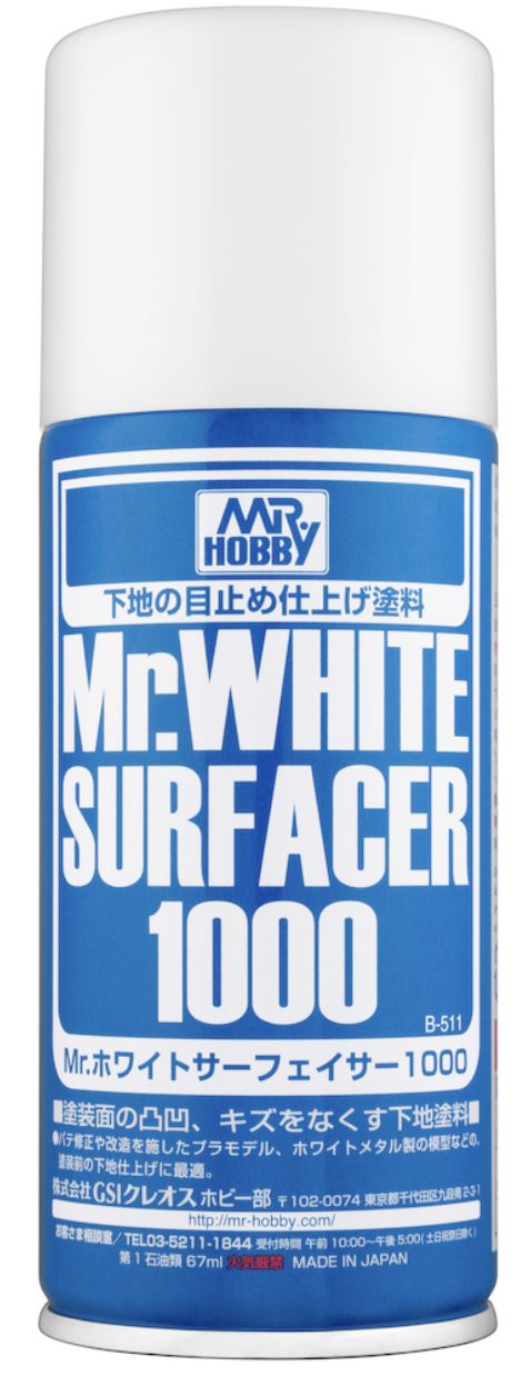 Mr. White Surfacer 1000 Spray