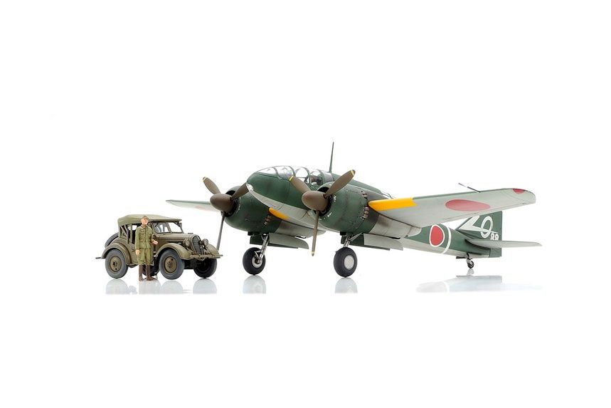 1/48 Mitsubishi Ki-46 III Type 100 &amp; 4x4 Kurogane