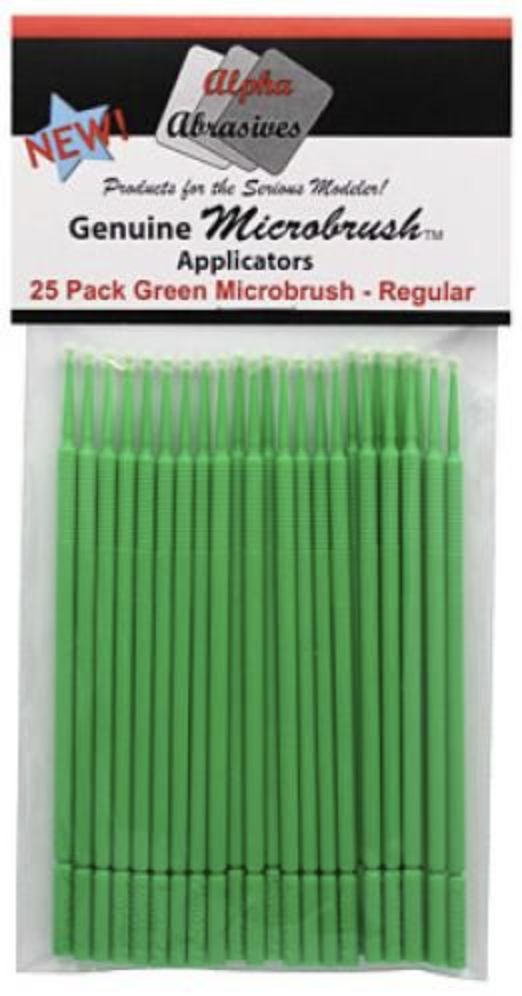 Micro Brushes Set Green - Regular (25)