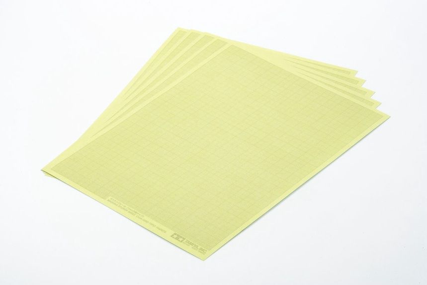 Masking Sticker Sheet (1mm Grid Type, 5 pcs.)