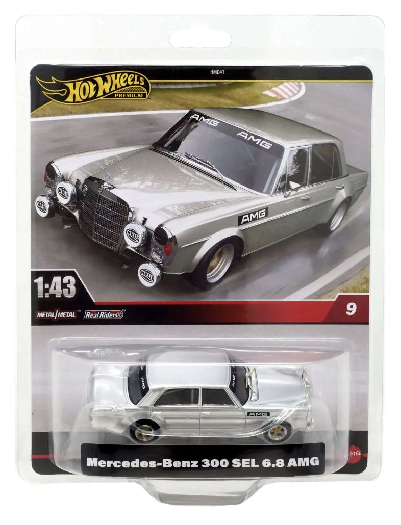 1:43 Hot Wheels Premium Mercedes-Benz 300 SEL 6.8 AMG