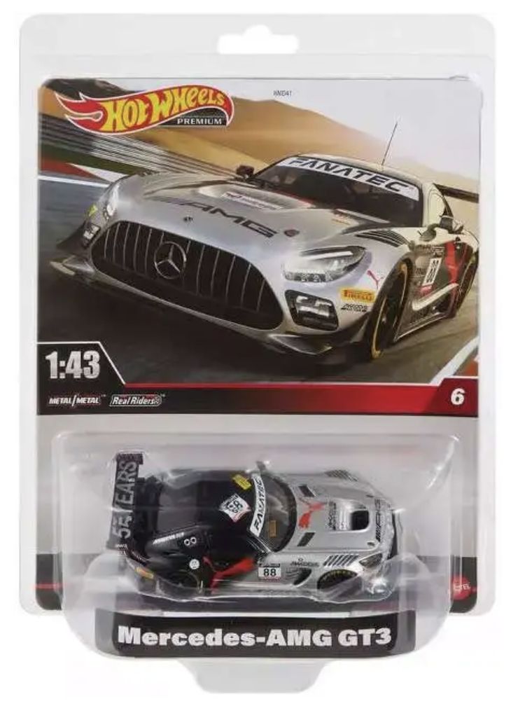1:43 Hot Wheels Premium Mercedes-AMG GT3