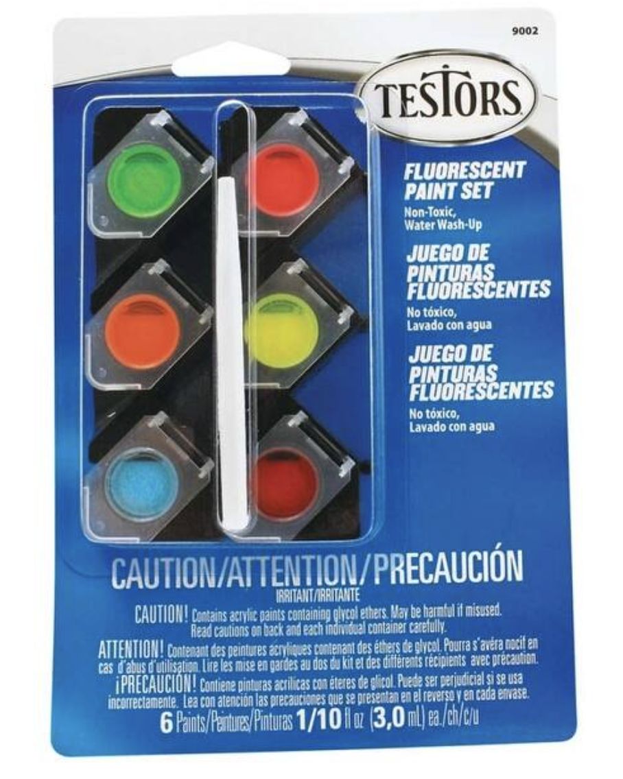 Fluorescent Acrylic Paint Set