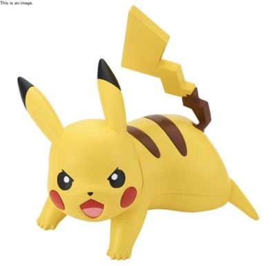 Bandai Spirits Pokemon Model Kit Quick!! #03 Pikachu (Battle Pose)