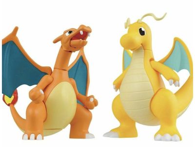 Bandai Spirits Pokemon Model Kit - Charizard &amp; Dragonite