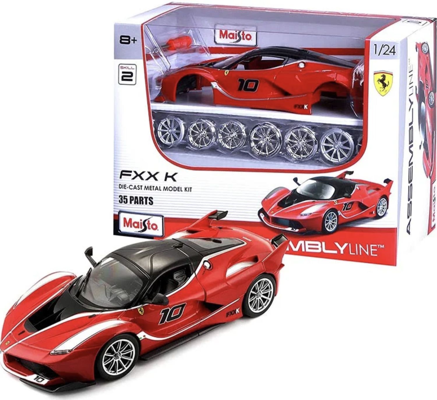 1/24 Ferrari FXX K Die-Cast Model Assembly Kit