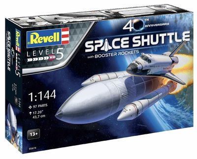 1/144 Space Shuttle with Booster Rockets 40th Anniversary