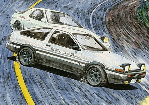 1/24 Initial D Treno Early Type 1600GT APEX AE86 (Fujiwara Takumi Ver.)