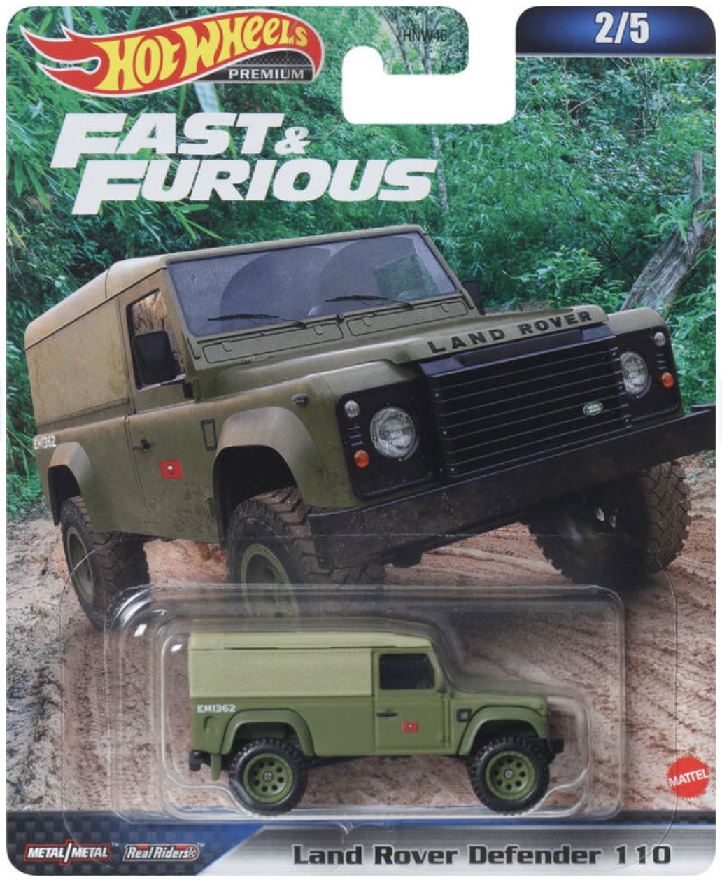 Hot Wheels Premium - Fast &amp; Furious - Land Rover Defender 110