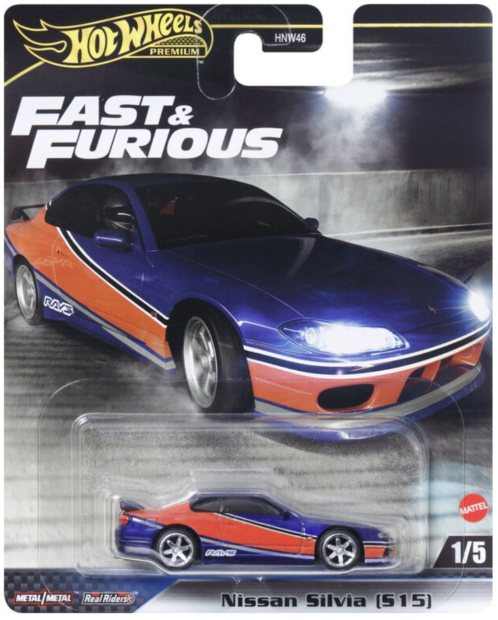 Hot Wheels Premium - Fast &amp; Furious - Nissan Silvia (S15)