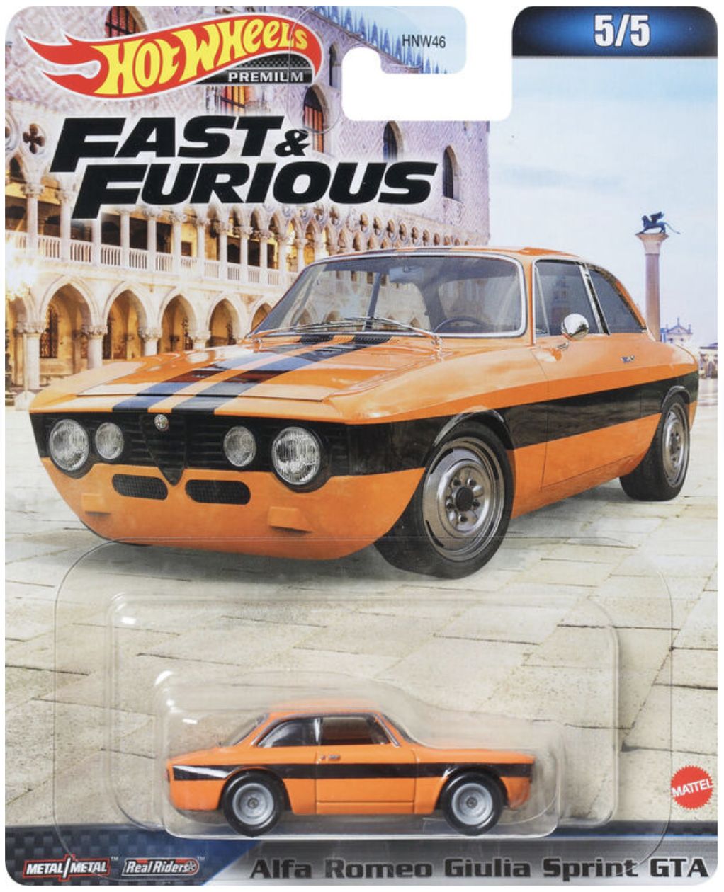 Hot Wheels Premium - Fast &amp; Furious - Alfa Romeo Giulia Sprint GTA