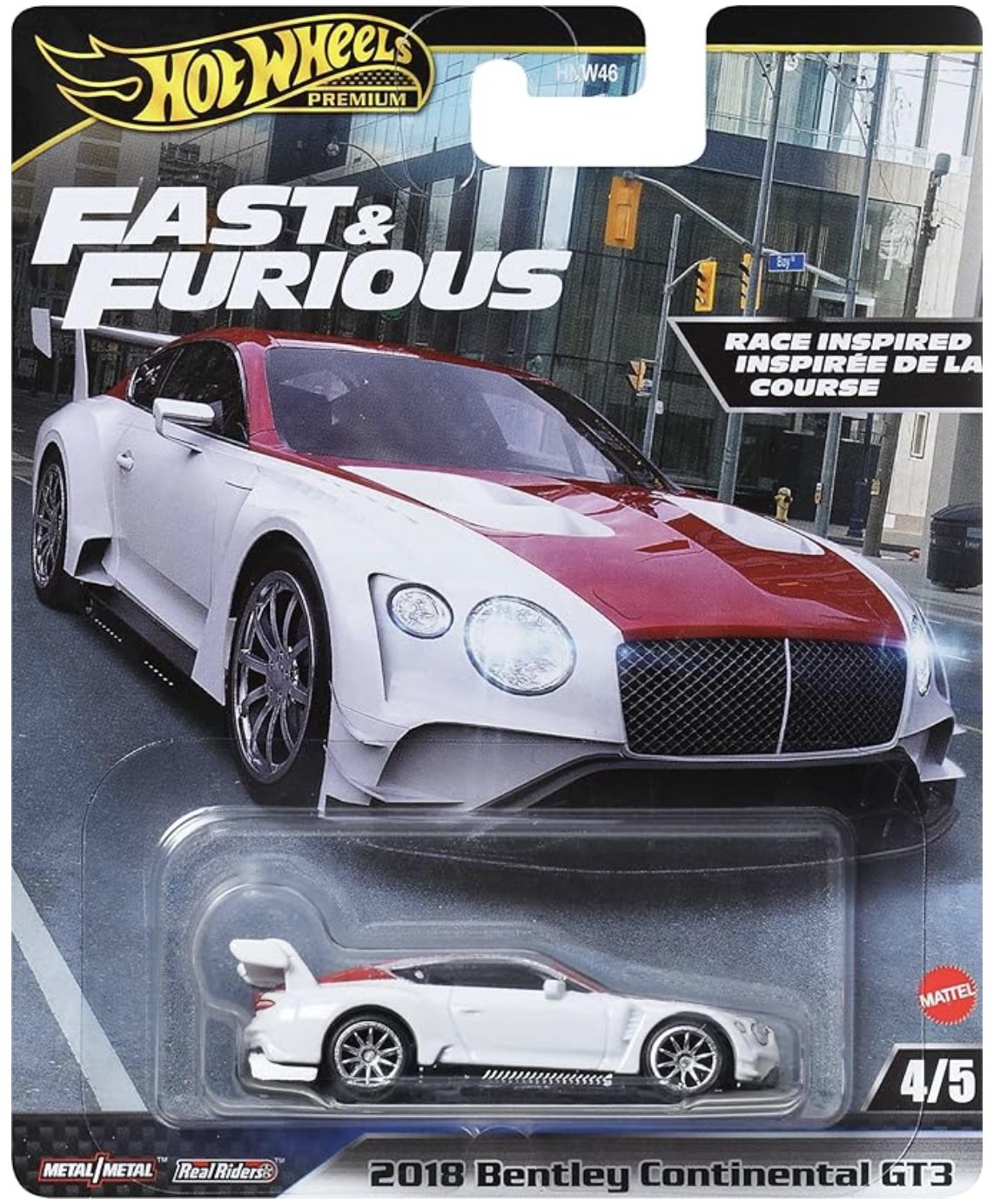 Hot Wheels Premium - Fast &amp; Furious - 2018 Bentley Continental GT3