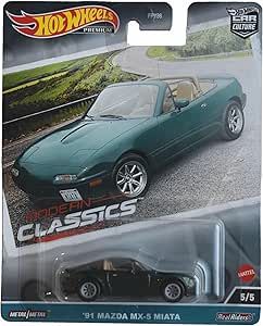 Hot Wheels Premium - Modern Classics - &#39;91 Mazda MX-5 Miata