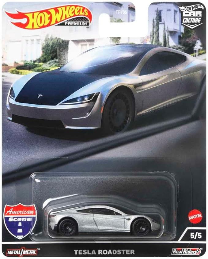 Hot Wheels Premium - American Scene - Tesla Roadster