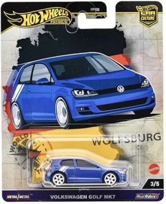 Hot Wheels Premium - World Tour - Volkswagen Golf MK7