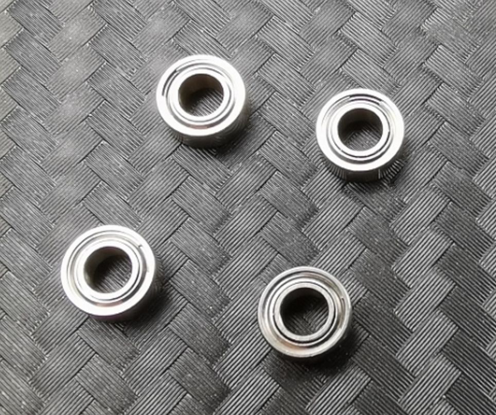 Mini-Z 3x6x2.5mm ABEC7 Ceramic Shield Hub Dry Ball Bearing (4 pcs.)