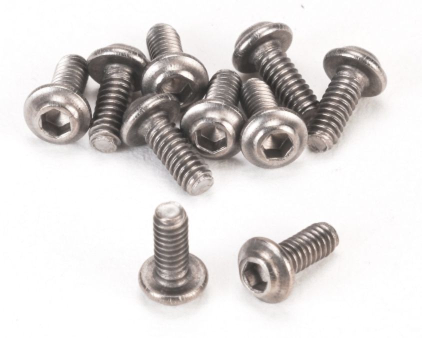 M2x5 Titanium UFO Head Hex Machine Screw (10 pcs.)