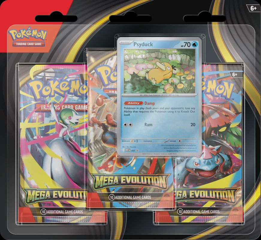 Mega Evolutions 3-Pack Blister