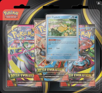 Mega Evolutions 3-Pack Blister