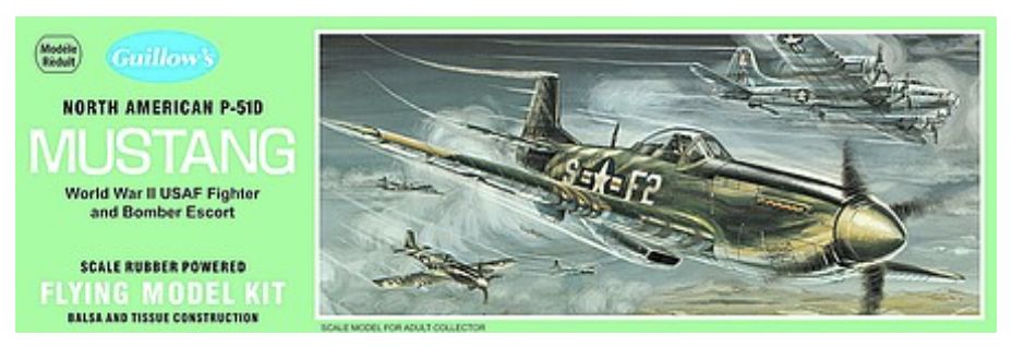 North American P-51D Mustang Kit, 17&quot;