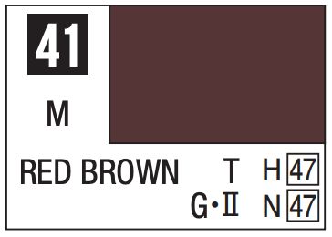 Mr. Color 10ml - 41 Flat Red Brown