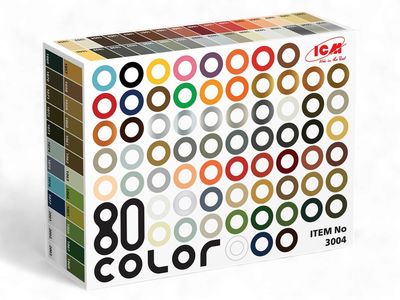 Acrylic Paint Set (80 Jars)
