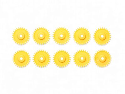 Mini 4WD G-18 Gear, Yellow (10pcs)