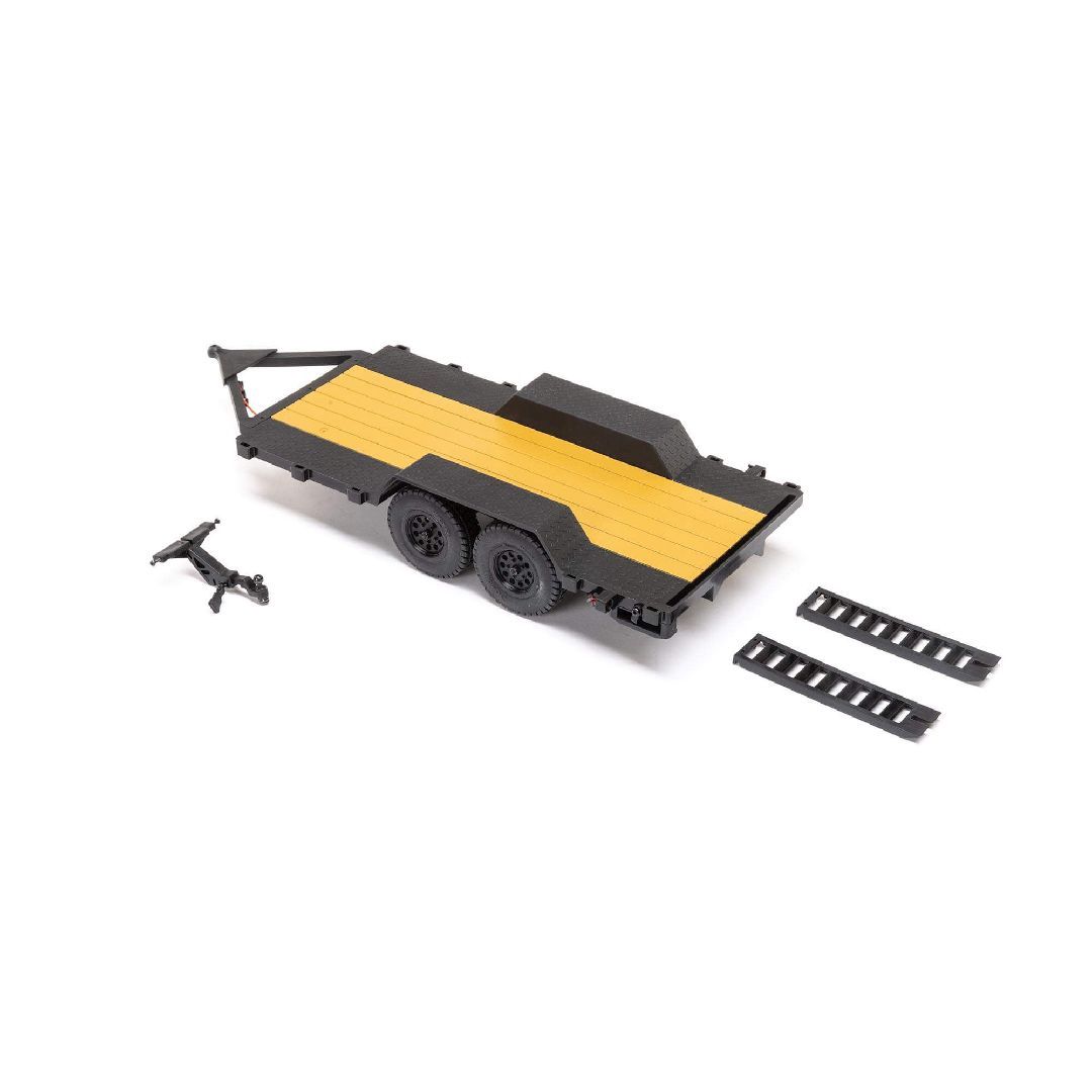 SCX24 Flat Bed Vehicle Trailer with LED Taillights