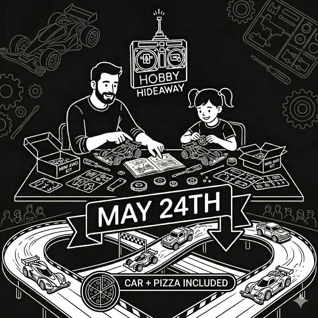 Lunch &amp; Build: Mini 4WD Experience May 24th