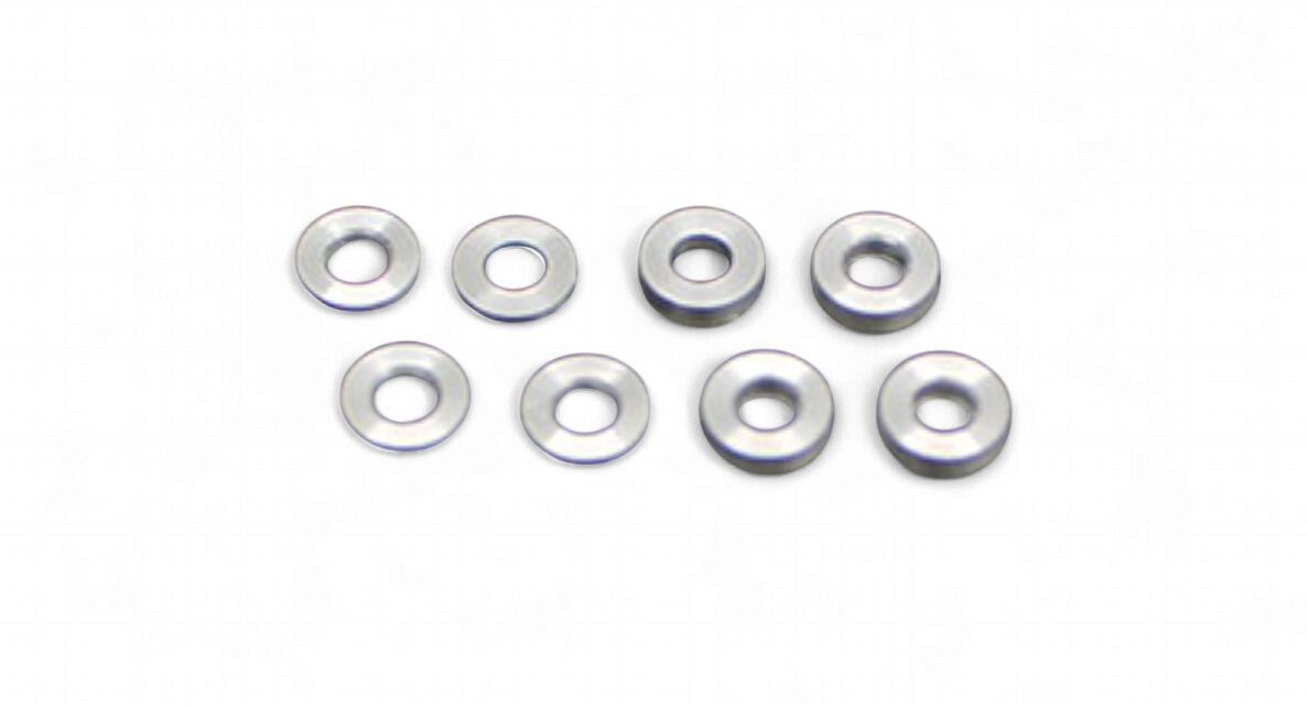 Aluminum Shim Set (0.5mm and 1.0mm) - (4 pcs. ea.)
