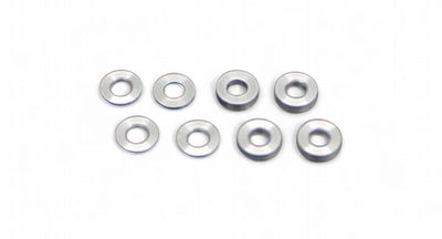 Aluminum Shim Set (0.5mm and 1.0mm) - (4 pcs. ea.)