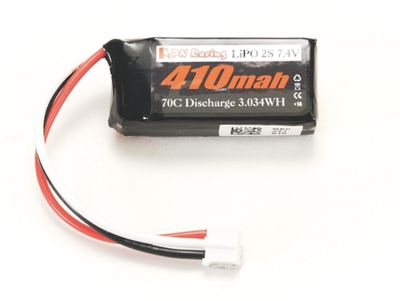 V4 LiPo 2S 7.4V 410mah 70C Battery