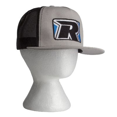 Reedy Trucker Hat - Flat Bill (Silver/Black)