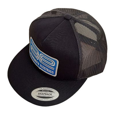 Team Associated AE Logo Trucker Hat - Flat Bill (Black)