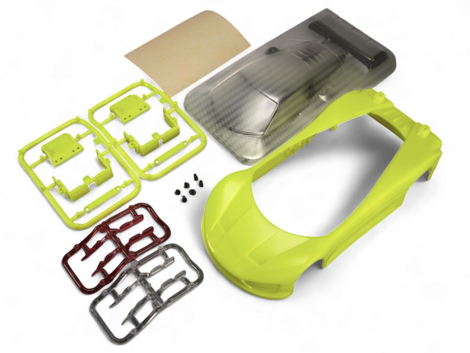 Mini-Z Concept C9 ABS Car Body Kit Yellow