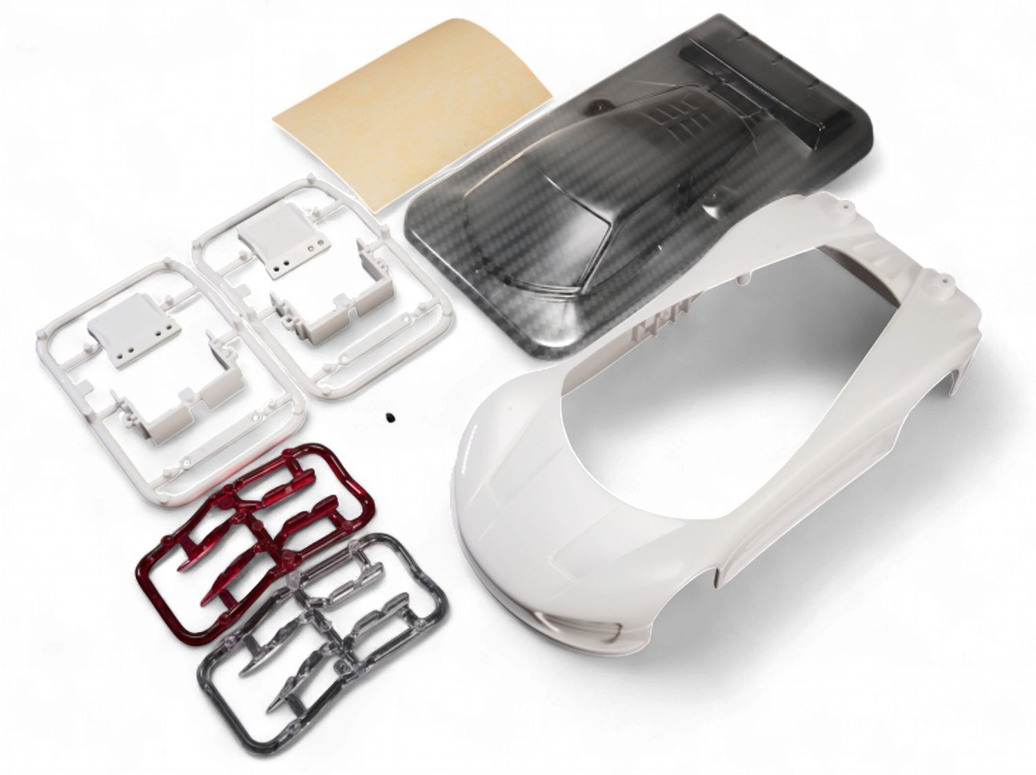 Mini-Z Concept C9 ABS Car Body Kit, Colour: White